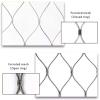 LGJEGD Outdoor Snow Fence, 304 Stainless Steel Cable Mesh, 2 mm, 10 x 10 cm Mesh, Reusable, 1.5 x 3 m view 2
