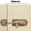 Vintage Brass Sliding Bolt Latch view 4