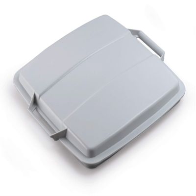 DURABLE ECO Lid for DURABIN 90 L, Square, Gray