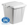 DURABLE ECO Lid for DURABIN 90 L, Square, Gray view 3