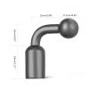 Tripod Mount Adapter with 17 mm Ball and 1/4"-20 Screw view 3
