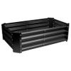 Harbour Housewares 1x Anthracite 120 x 60 cm Rectangular Galvanized Steel Raised Garden Bed view 1