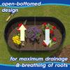 Harbour Housewares 1x Anthracite 120 x 60 cm Rectangular Galvanized Steel Raised Garden Bed view 4