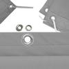 Square Sun Shade Sail 6 x 6.5 m, Black, Waterproof, UV Protection, with Eyelets and Ropes view 4