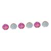 MAGICLULU 6-Piece Shell-Embossed Round Travel Makeup Mirrors with Folding Case view 1