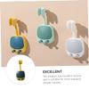 UKCOCO 3-Piece Adjustable Waterproof Shower Head Holder, Self-Adhesive, No Drilling view 3