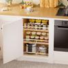 SANNO Expandable Pull-Out Cabinet Organizer, Stainless Steel, Chrome view 2