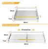 SANNO Expandable Pull-Out Cabinet Organizer, Stainless Steel, Chrome view 3