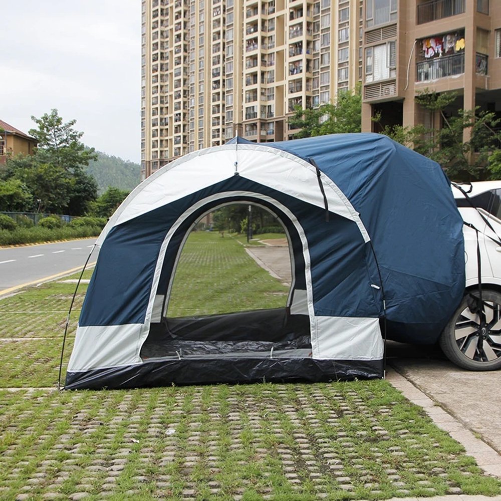 Car Rear Hatch Tent with Sunshade for SUVs