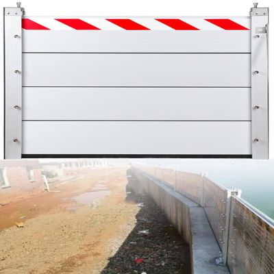 Mobile Aluminum Flood Barrier, 20 cm High, 110 cm Length