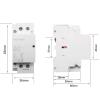DSZUJTYROP 2-Pole Modular AC Contactor, 32–63 A, 220/230 V, 50/60 Hz, DIN Rail view 2