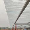 Clear Corrugated Roofing Panels, 2 mm FRP Daylight Sheets, Weatherproof/UV-Resistant, 0.9 x 1.2 m, 4-Pack view 1