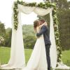 ROCKPOEM Chiffon Wedding Arch Curtain, 70 x 550 cm view 2