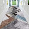 Non-Slip Runner Rug for Hallway, Modern Gray/Blue/Brown Rug, 100 × 150 cm view 3