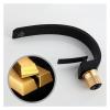 Matte Black Bathroom Sink Faucet, Brass Mixer Faucet, Brushed Nickel view 4
