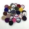 ZCHNB 10-Piece 10/28 mm Gold-Tone Velvet-Covered Round Buttons view 3