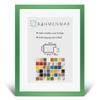 Morena MDF Frame for 29.7 x 42 cm Picture, Frog Green, with Acrylic Glass view 1