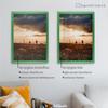 Morena MDF Frame for 29.7 x 42 cm Picture, Frog Green, with Acrylic Glass view 3