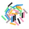 HOMSFOU Flexible Silicone Cable Protectors, Anti-Kink, for Charging Cables, 30 Pack view 1