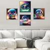 5D Full Drill Diamond Painting Set, 4-Pack, Square Jellyfish Designs, 25 x 25 cm view 2