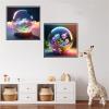 5D Full Drill Diamond Painting Set, 4-Pack, Square Jellyfish Designs, 25 x 25 cm view 3