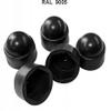 Hexagonal Protective Caps for M36 Bolts, 55 mm Wrench Size, Black PE Plastic view 2