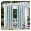 Waterproof Outdoor Curtains, 2-Piece Set, W500 × H213 cm, Linen-Look Privacy and Sun Protection view 1