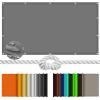 Sun Shade Sail 1.2 x 2.4 m Oxford Fabric, Anthracite view 1