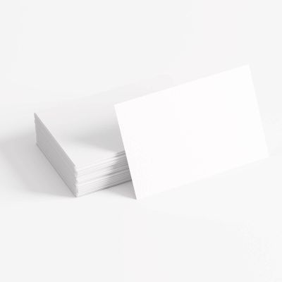 Punkcards Artist Trading Cards (ATCs), 50-Pack, 350 g/m² Uncoated White Cardstock, 63 x 89 mm