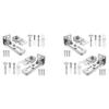 Janasiba 2 Bifold Door Hardware Repair Kit, Replacement Set for 2.22–2.54" Tracks view 1
