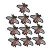 DIY Bead-Embroidered Bee Patches, 10 Pieces view 1