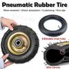 Heavy-Duty Replacement Rubber Casters, 200/250 mm Wheels, 2-Pack view 3