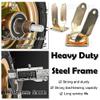 Heavy-Duty Replacement Rubber Casters, 200/250 mm Wheels, 2-Pack view 4