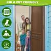 Magnetic Fly Screen Door Curtain, Gray, 260 x 230 cm view 2