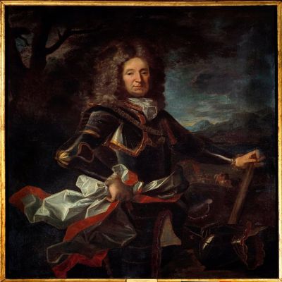 YUYAO Celebrated Wall Art Poster – Portrait of Charles Henry de Lorraine of Vaudémont, Son of Charles Eve, by Jean Ranc, 60 x 90 cm