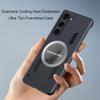 Heat-Dissipating Cooling Magnetic Phone Case for Samsung S24, S23 Ultra, S22 Plus, S21, S20 FE, Slim Frameless Cover, Orange, for Samsung S20 view 3