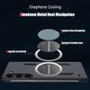 Heat-Dissipating Cooling Magnetic Phone Case for Samsung S24, S23 Ultra, S22 Plus, S21, S20 FE, Slim Frameless Cover, Orange, for Samsung S20 view 4