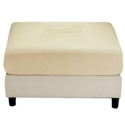Miecoae Stretch Velvet Jacquard Ottoman Cover, #4, 59–69 in