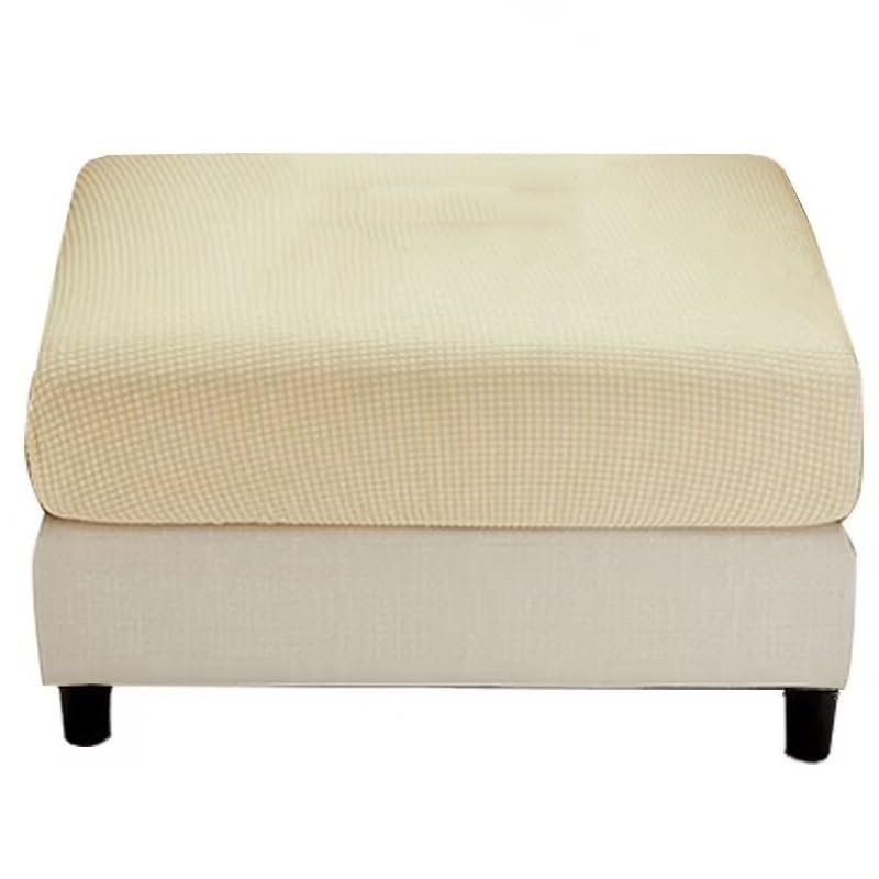 Miecoae Stretch Velvet Jacquard Ottoman Cover, #4, 59–69 in