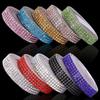 Self-Adhesive Crystal Rhinestone Trim, Dark Green, 14 Rows (30 mm) view 3