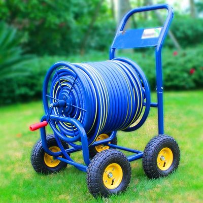 Garden Hose Reel Cart with Wheels and Hose