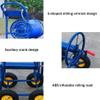 Garden Hose Reel Cart with Wheels and Hose view 3