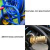 Garden Hose Reel Cart with Wheels and Hose view 4