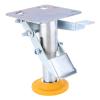 FLEXMAN Floor Lock, 100 kg Capacity, Manganese Steel, TPU Pad, 4 Mounting Holes, for 4- to 5-Inch Casters (X-75-32-3) view 1