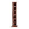 6-Tier Handcrafted Woven Vinyl Record and CD Storage Rack view 1