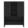 Camerina Black Washing Machine Cabinet 70.5 x 25.5 x 90 cm view 3