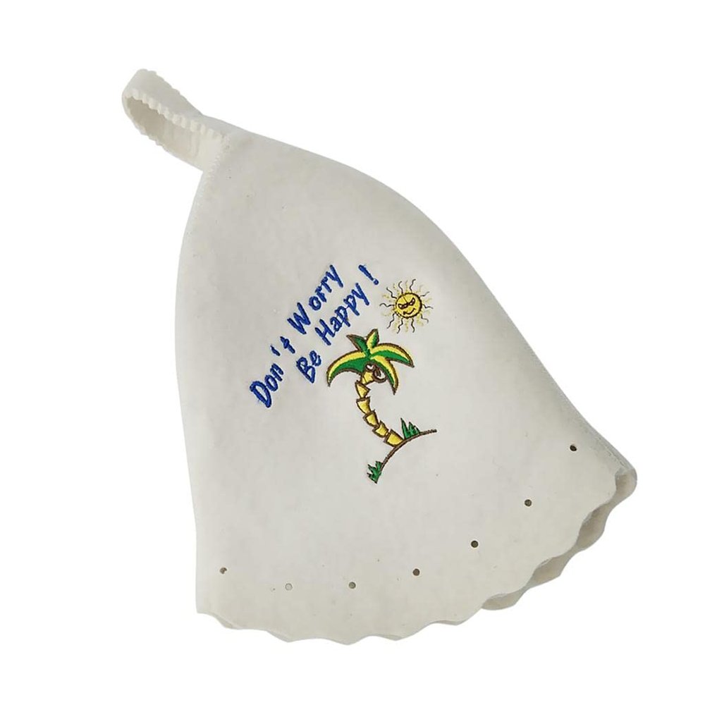 Xiaojikuaipao 100% Wool Felt Sauna Hats, 5-Pack