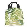 LaVami Tropical Exotic Palm Leaves Insulated Lunch Bag view 3