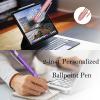 YoLLiEE Personalized Black Ballpoint Pen with Engraving view 4