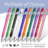 YoLLiEE Personalized Name Pens, Custom Black Ink Ballpoint Pens with Logo, Business Pen with Smooth Writing and Medium Tip view 3
